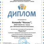Первое место в конкурсе «Лучшая детская организация».